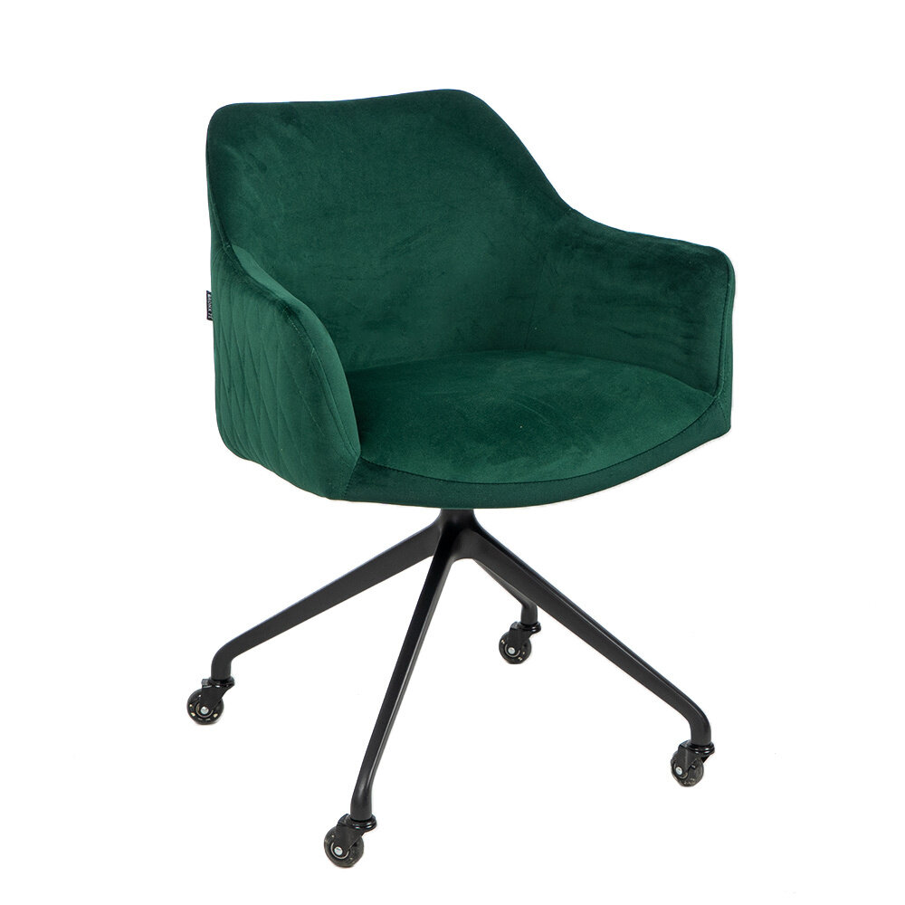 Stoel velours donkergroen 60 cm