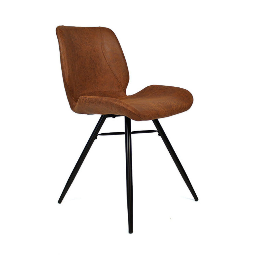 Stoel Calna eco-leer cognac 47 cm