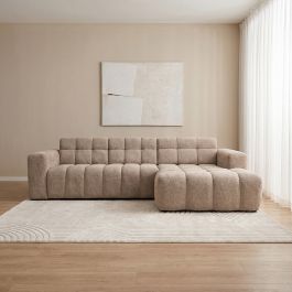 Bank toro taupe 50 rechts 297 cm