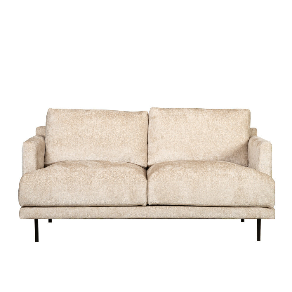Bank polyester wit 5-zits 174 cm