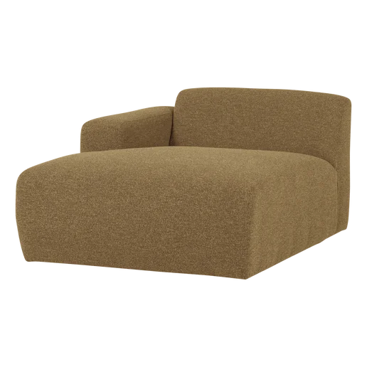 Chaise longue geel links 112 cm