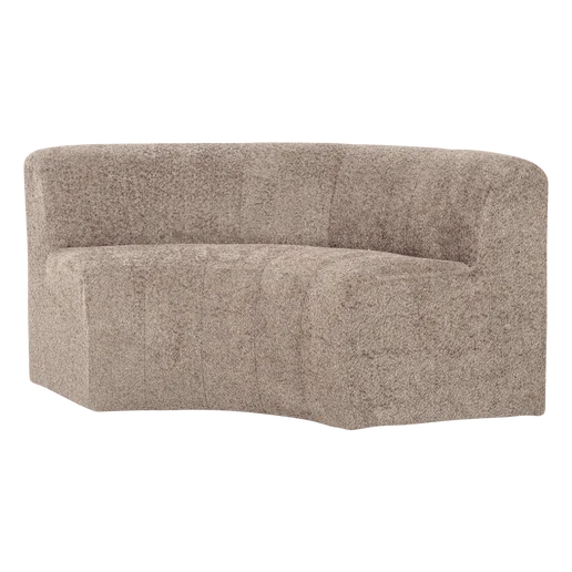 Bank wol beige 152 × 83 cm hoog