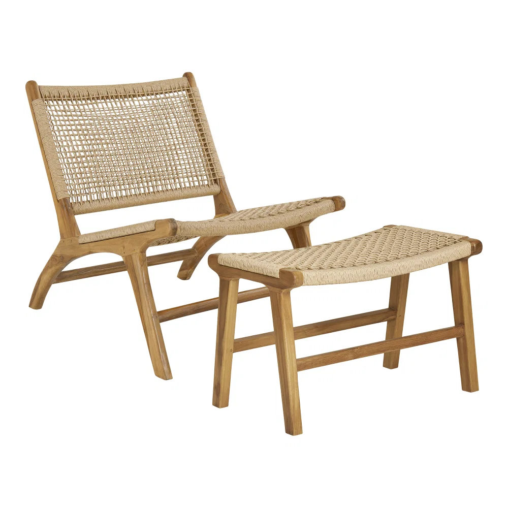 Fauteuil teak naturel