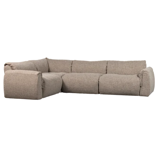 Hoekbank polyester links 301 cm