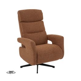 Fauteuil royal bouclé coral 251 74 × 111 cm hoog
