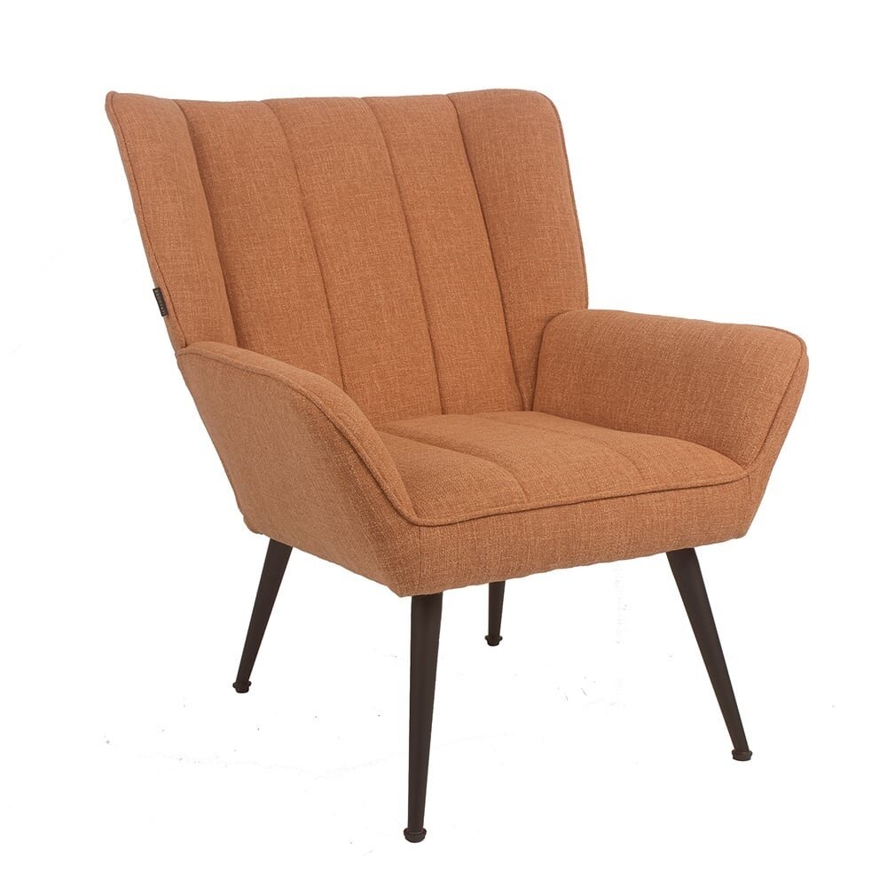 Fauteuil stof koper