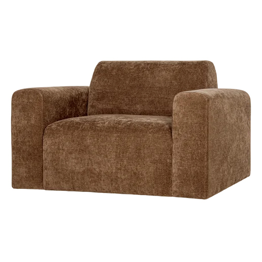 Fauteuil bruin 120 cm