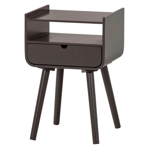 Bijzettafel MDF bruin 36 cm