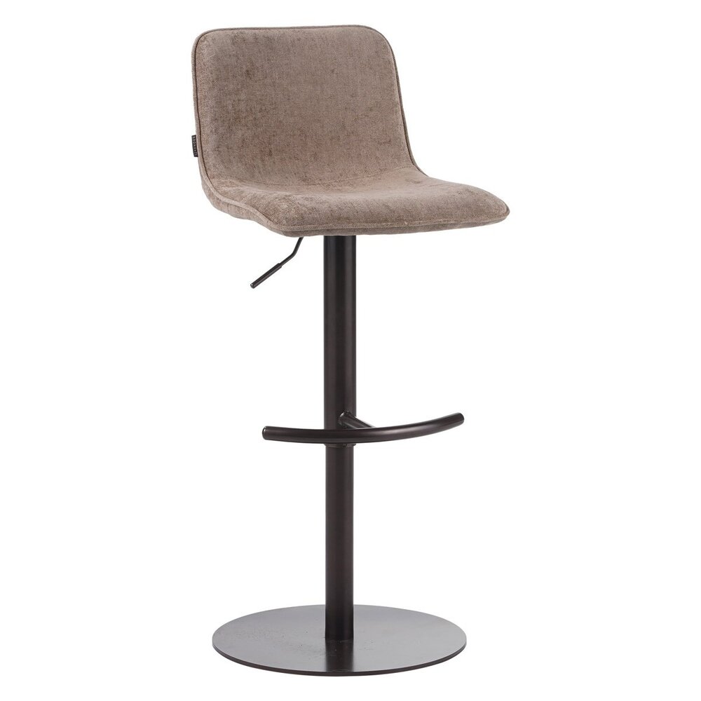 Barkruk velours taupe