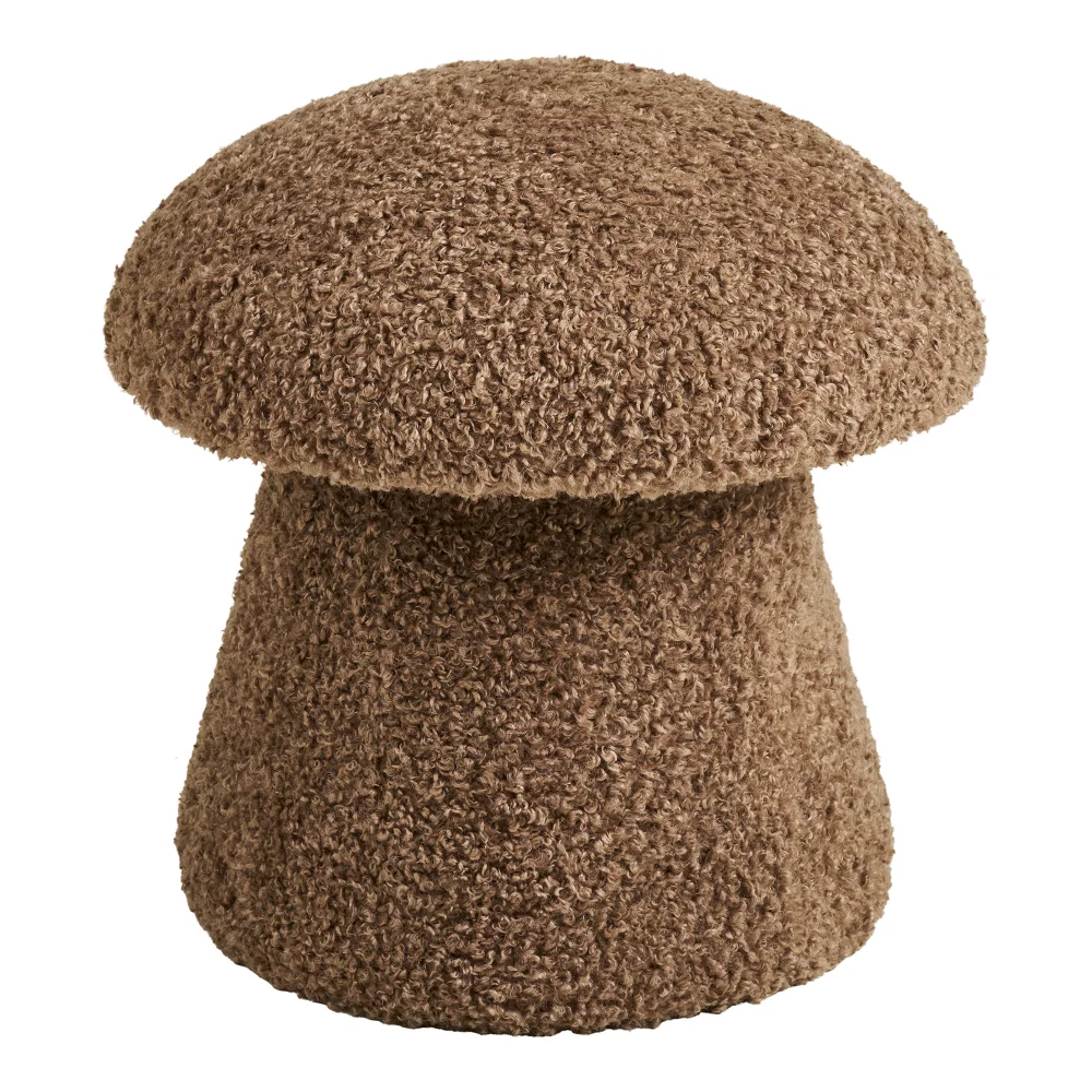 Poef polyester bruin 45 cm