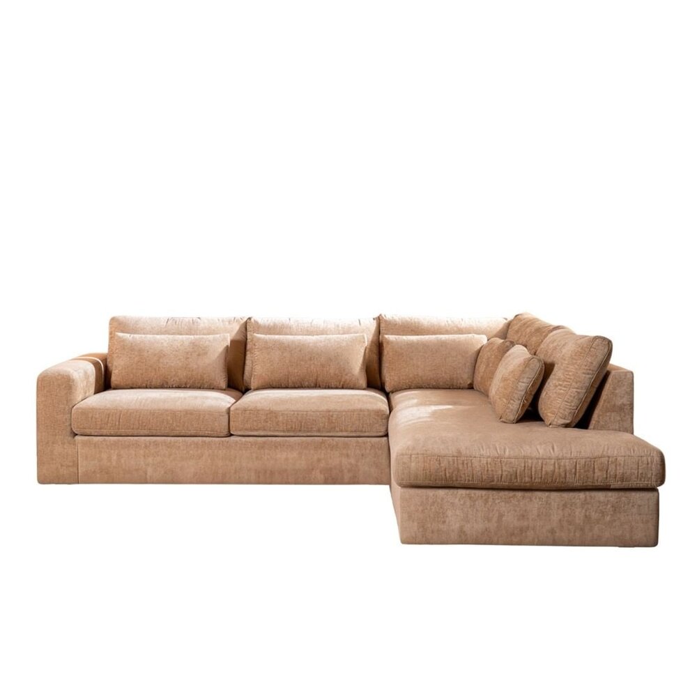 Hoekbank eddy 4 peach rechts