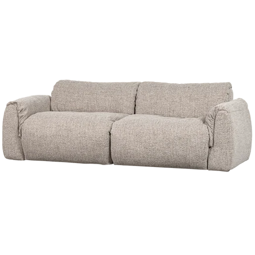 Bank polyester naturel 2-zits