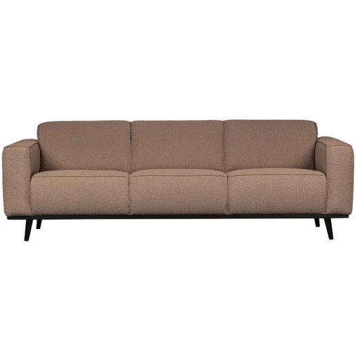 Bank Marsio polyester grijs 3-zits 230 cm 230 cm