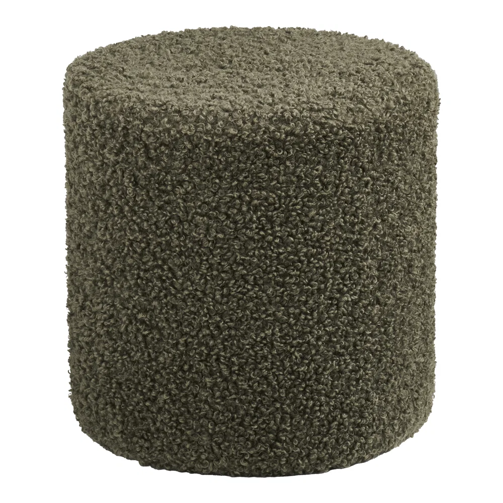 Poef polyester groen 34 cm
