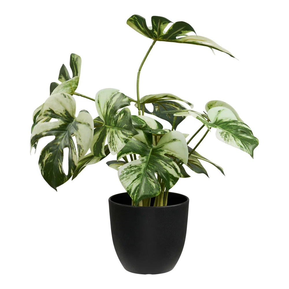 Kunstplant kunststof groen 26 cm