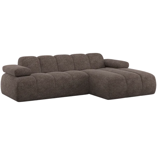 Chaise longue chenille rechts