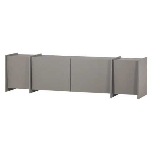 Tv-meubel grijs 200 cm