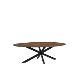 Eettafel mangohout naturel smooth 100 cm