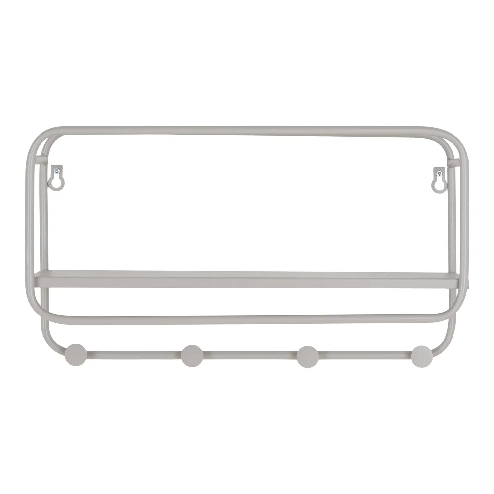 Wandplank Korar staal grijs 45 cm