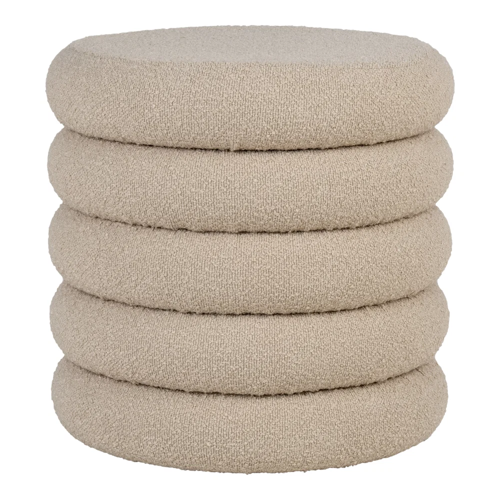 Poef Delel MDF beige