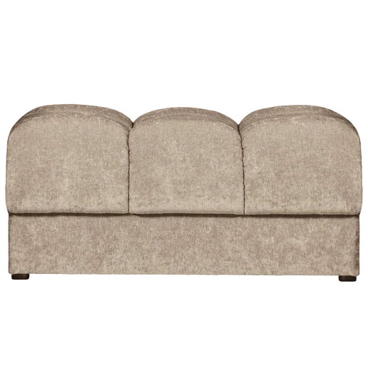Poef Rosel polyester naturel 82 × 42 cm hoog