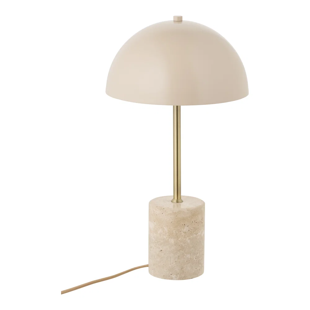 Tafellamp marmer beige