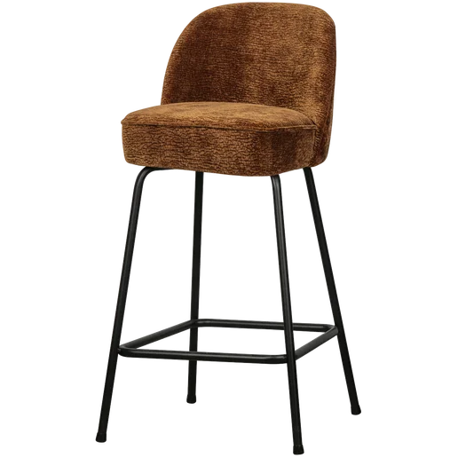 Barkruk polyester bruin 65 cm 50 cm