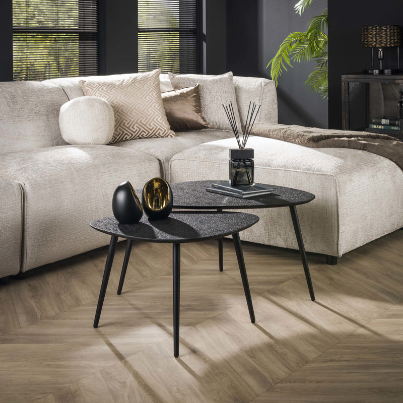 Salontafel organisch set van 2 8