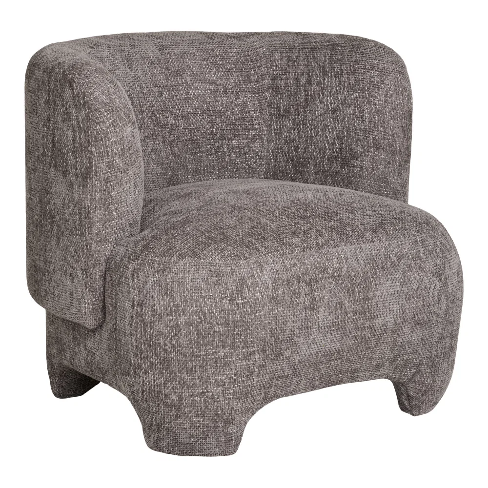 Fauteuil schuim grijs 79 cm