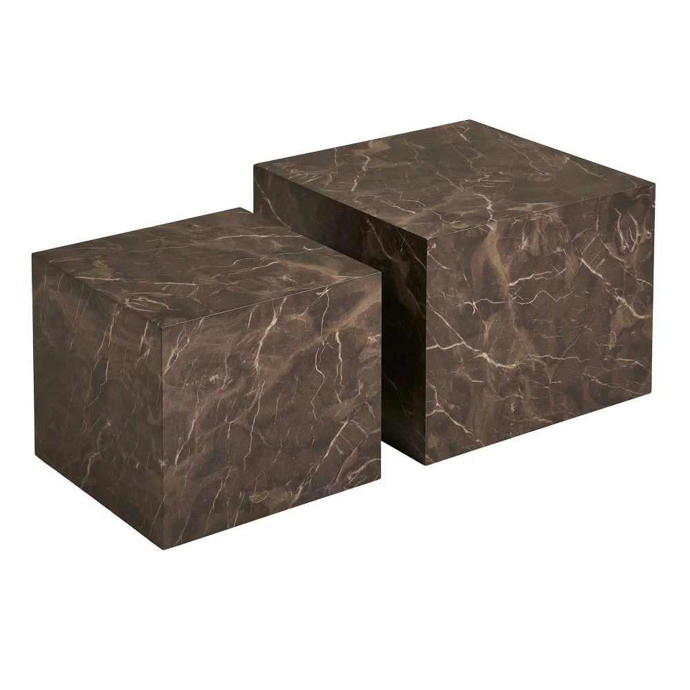 Salontafel MDF bruin 40 cm
