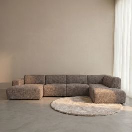 Hoekbank silencio taupe 19 rechts
