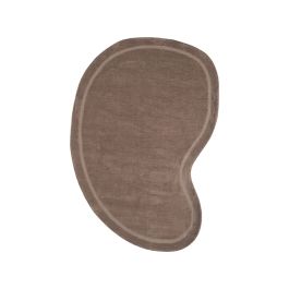 Vloerkleed polyester taupe 160 × 2 cm hoog