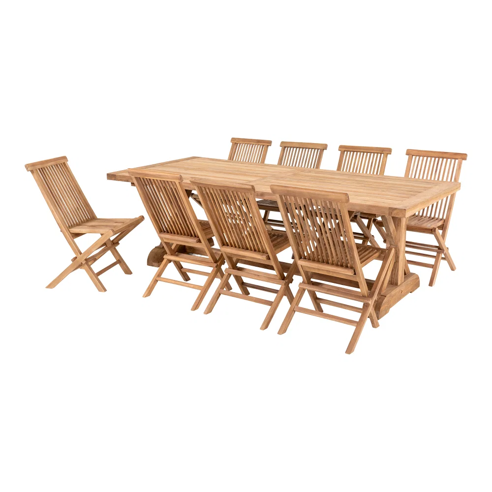 Tuinstoel Jasan teak naturel 46 cm