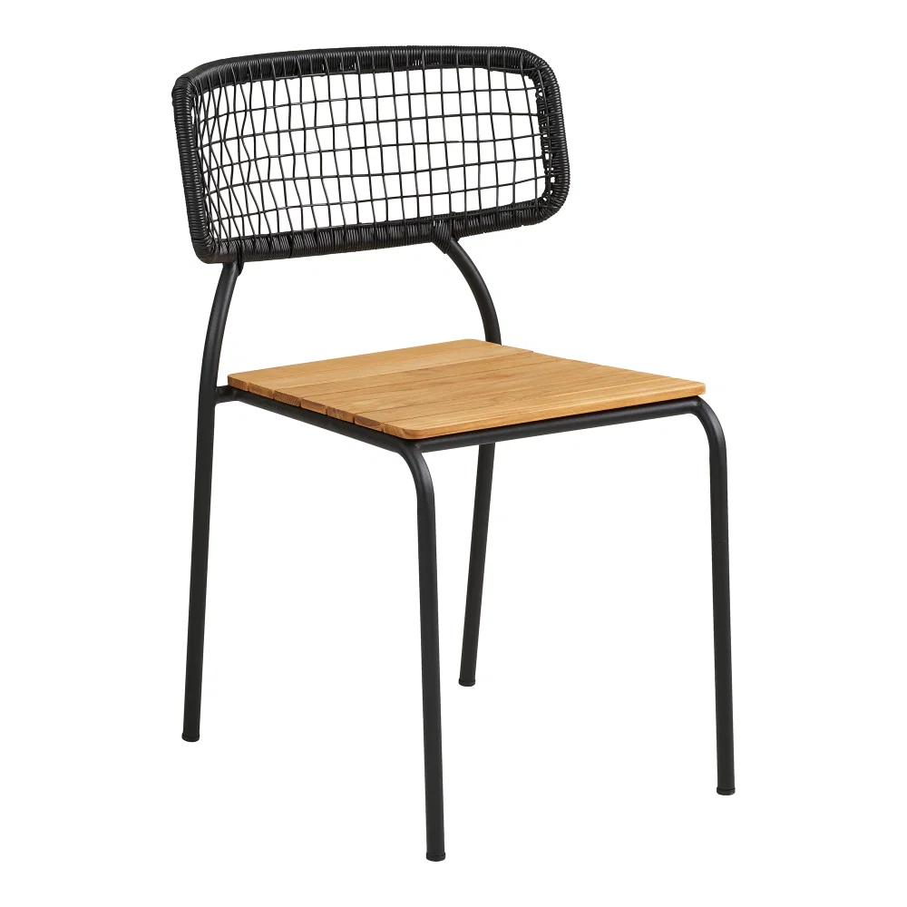 Eetkamerstoel Galar teak naturel 53 cm