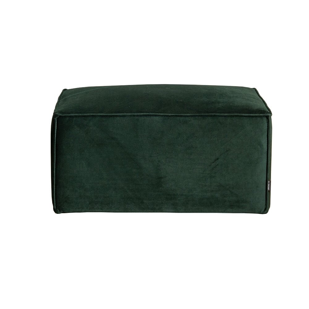 Poef velours groen 82 cm
