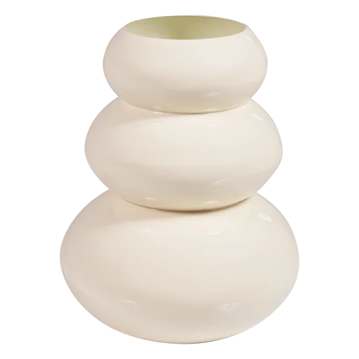 Decoratie geel 28 cm