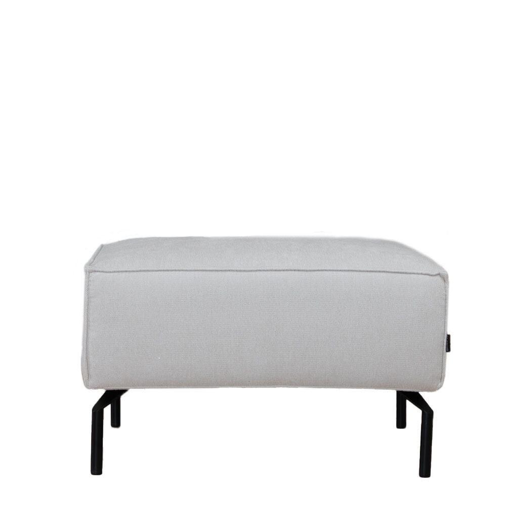 Poef polyester beige