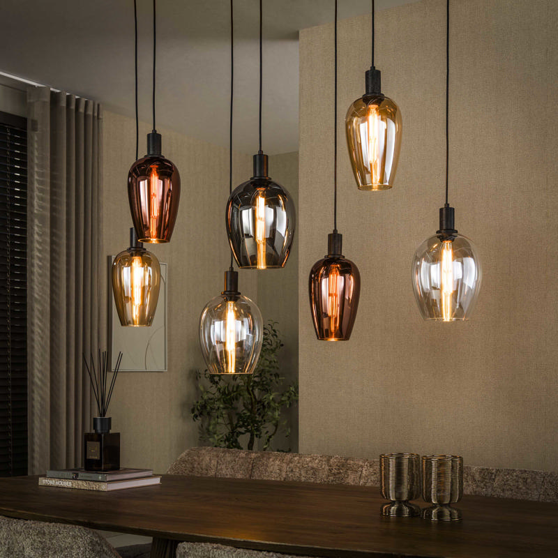 Hanglamp Elis 7-lichts