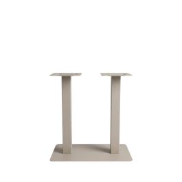 Bartafel Olto metaal taupe 120 × 70 cm