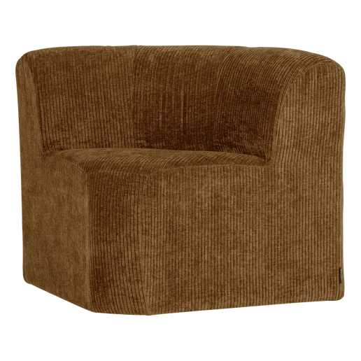 Bank ribstof geel 80 cm
