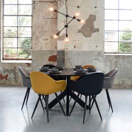 Hanglamp metaal zwart 70 cm