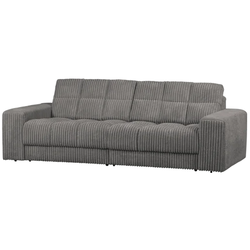 Bank Delsis polyester grijs 2-zits