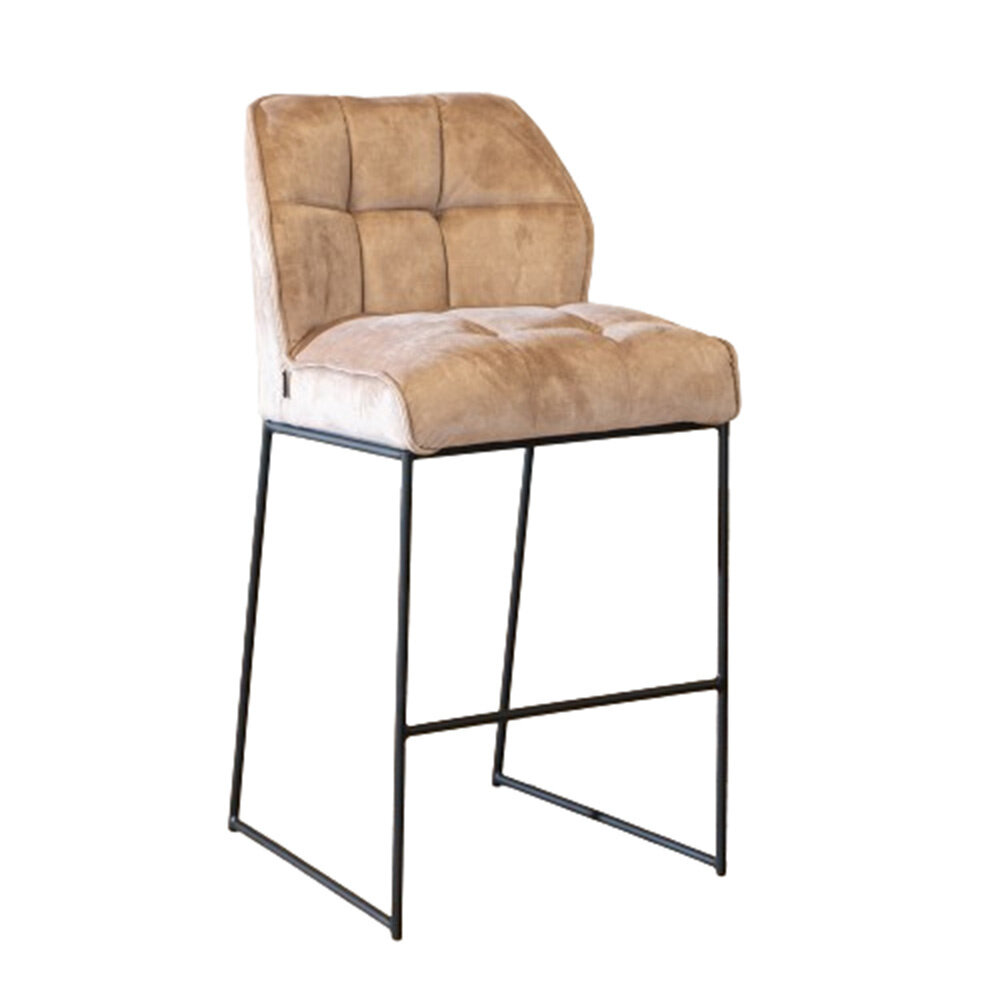 Barkruk Linia velours taupe 82 cm