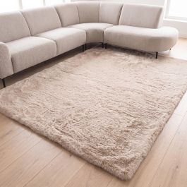 Vloerkleed polyester beige 14