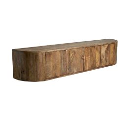 Tv-meubel mangohout naturel smooth 220 cm