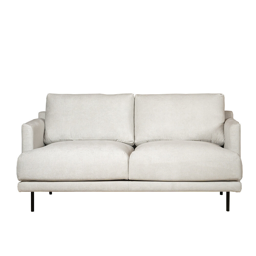 Bank polyester wit 5-zits 2