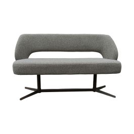 Bankje royal bouclé mushroom 170 150 cm
