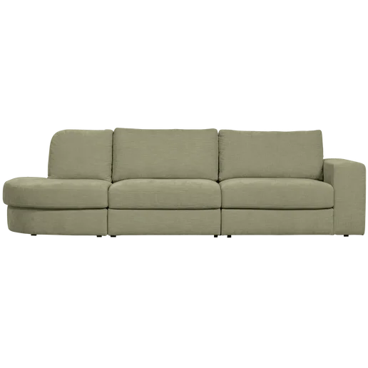 Bank Oltena polyester 5-zits links 298 × 85 cm hoog