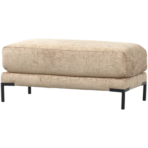 Poef Dalel stof naturel 50 cm