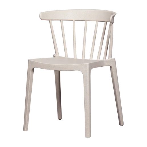 Tuinstoel kunststof wit